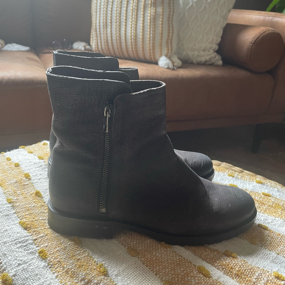 Frye Black Combat & Moto Boots